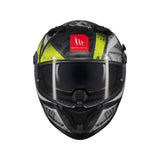 MT Braker SV Fury Touring Motorcycle Helmets Fluo