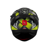MT Braker SV Fury Touring Motorcycle Helmets Fluo