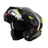 MT Genesis Atempo Modular motorcycle Helmets Fluo