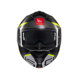 MT Genesis Atempo Modular motorcycle Helmets Fluo