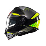 MT Genesis Atempo Modular motorcycle Helmets Fluo maximomoto.uk!