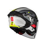 MT Cosmo Silence Open Face Motorcycle Helmets Fluo