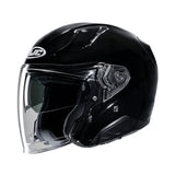 HJC RPHA 31 Plain Open Face Helmet Black