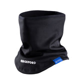 Oxford Advanced Storm Collar Windproof Neck Protection Black maximomoto.uk!
