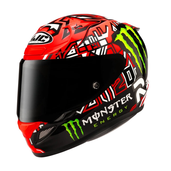 HJC RPHA 12 Fabio Quartararo Premium Race Motorcycle Helmet Black Red