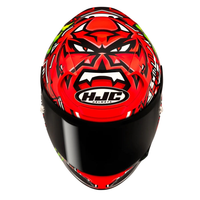 HJC RPHA 12 Fabio Quartararo Premium Race Motorcycle Helmet Black Red