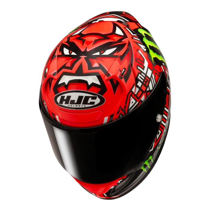 HJC RPHA 12 Fabio Quartararo Premium Race Motorcycle Helmet Black Red