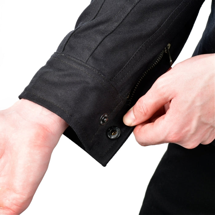 Oxford Ridgeback Men’s AA Motorcycle Shirt Black