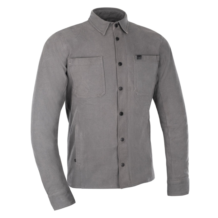 Oxford Ridgeback Men’s AA Motorcycle Shirt Grey maximomoto.uk