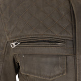 Oxford Hardy 2.0 Wax Men’s Motorcycle Jacket Khaki