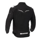Oxford Omega 1.0 Air Men’s Motorcycle Jacket Black White