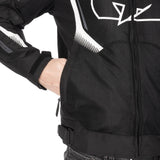 Oxford Omega 1.0 Air Men’s Motorcycle Jacket Black White