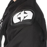 Oxford Omega 1.0 Air Men’s Motorcycle Jacket Black White