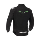 Oxford Omega 1.0 Air Men’s Motorcycle Mesh Jackets Black Green