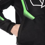 Oxford Omega 1.0 Air Men’s Motorcycle Mesh Jackets Black Green