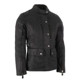 Oxford Sterling Dry2Dry Women’s Wax Cotton Motorcycle Jackets Black maximomoto.uk!