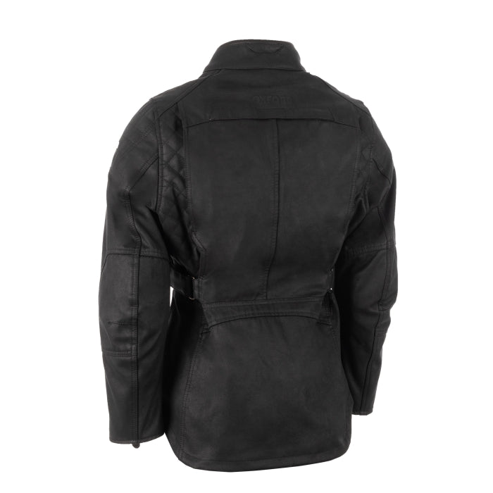 Oxford Sterling Dry2Dry Women’s Wax Cotton Motorcycle Jackets Black