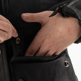 Oxford Sterling Dry2Dry Women’s Wax Cotton Motorcycle Jackets Black