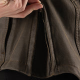 Oxford Sterling Dry2Dry Women’s Wax Cotton Motorcycle Jackets Khaki