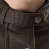 Oxford Sterling Dry2Dry Women’s Wax Cotton Motorcycle Jackets Khaki