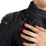 Oxford Omega 1.0 Dry2Dry Women’s Motorcycle Jacket Stealth Black