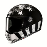 HJC V10 full-face helmet – Crania black design.