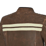 Bela Stark - Leather Jacket - Vintage Brown Beige MaximomotoUK