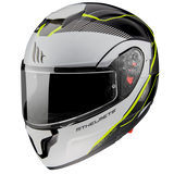 MT - ATOM SV OPEN - Gloss Pearl Yellow Flouro MaximomotoUK