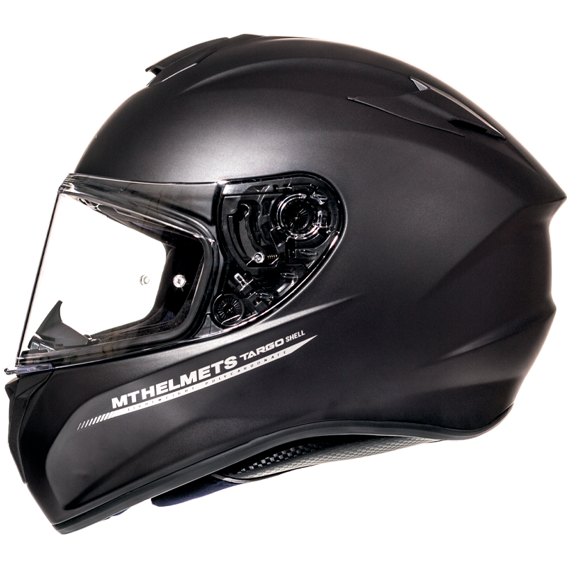 MT - TRAGO SOLID A1 Matt Black MaximomotoUK