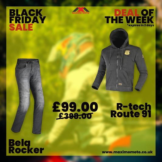 "Route Hoodie and Rocker Pant combo: A great deal!" MaximomotoUK