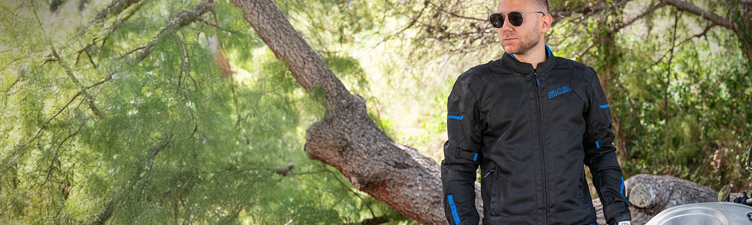 Motorcycle jackets collection main banner