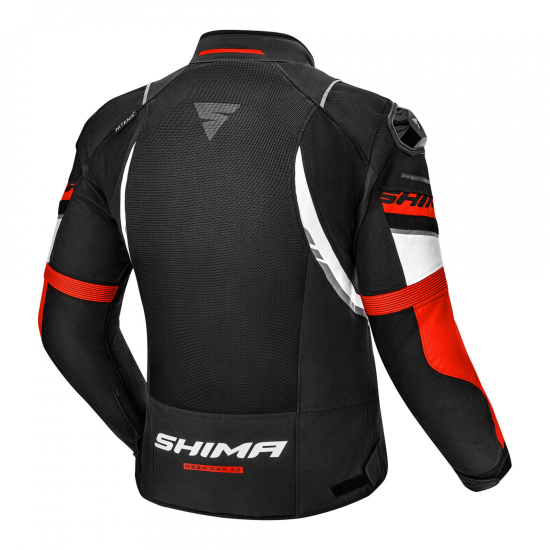 SHIMA MESH PRO 2.0 MEN MOTORCYCLE JACKET BLACK RED