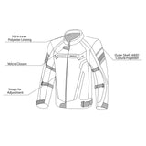 infographic sketch bela haigland lady black jacket front side view