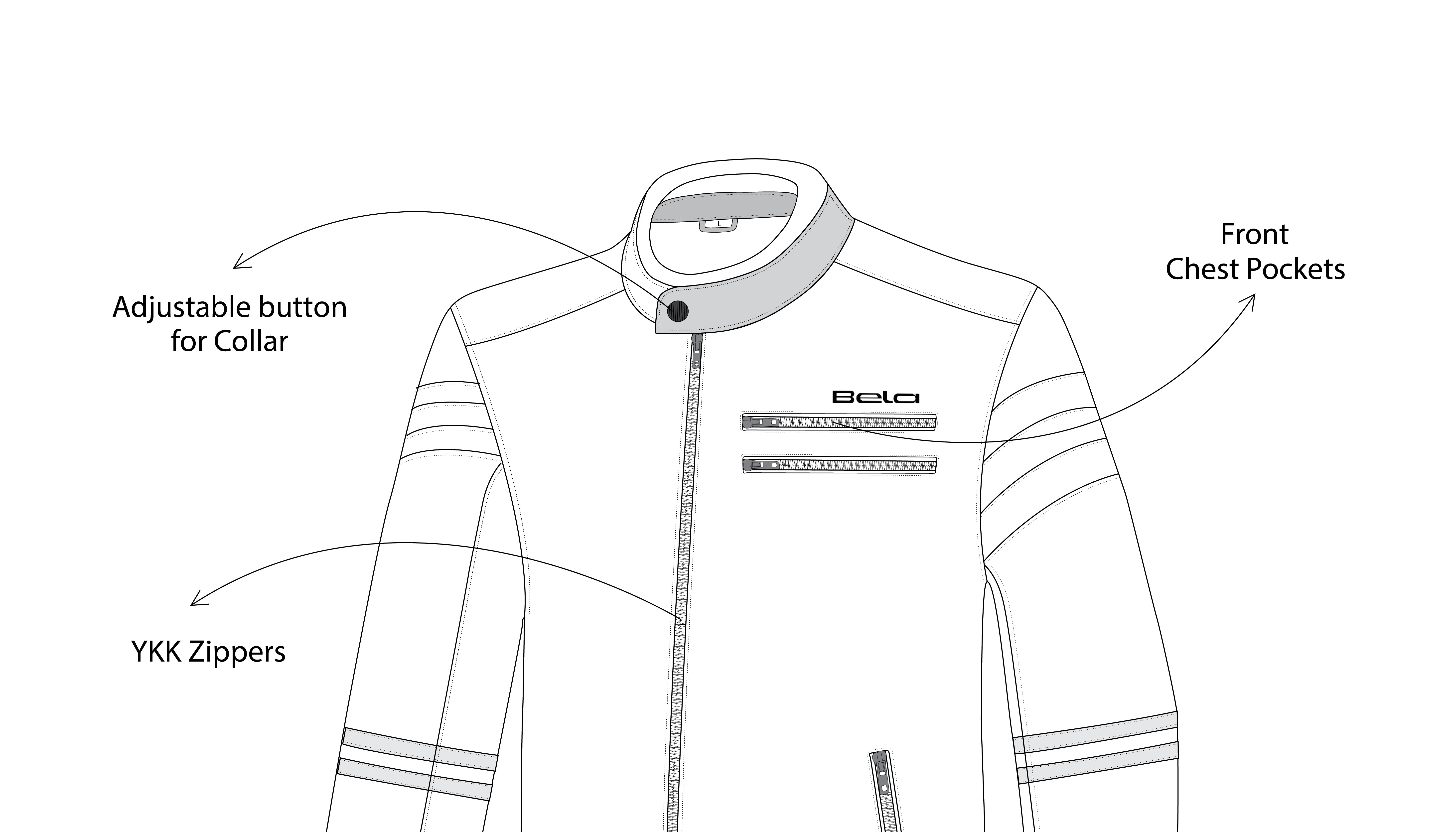 BELA Royal Rider Leather Motorcycle Jacket Vintage Brown Beige