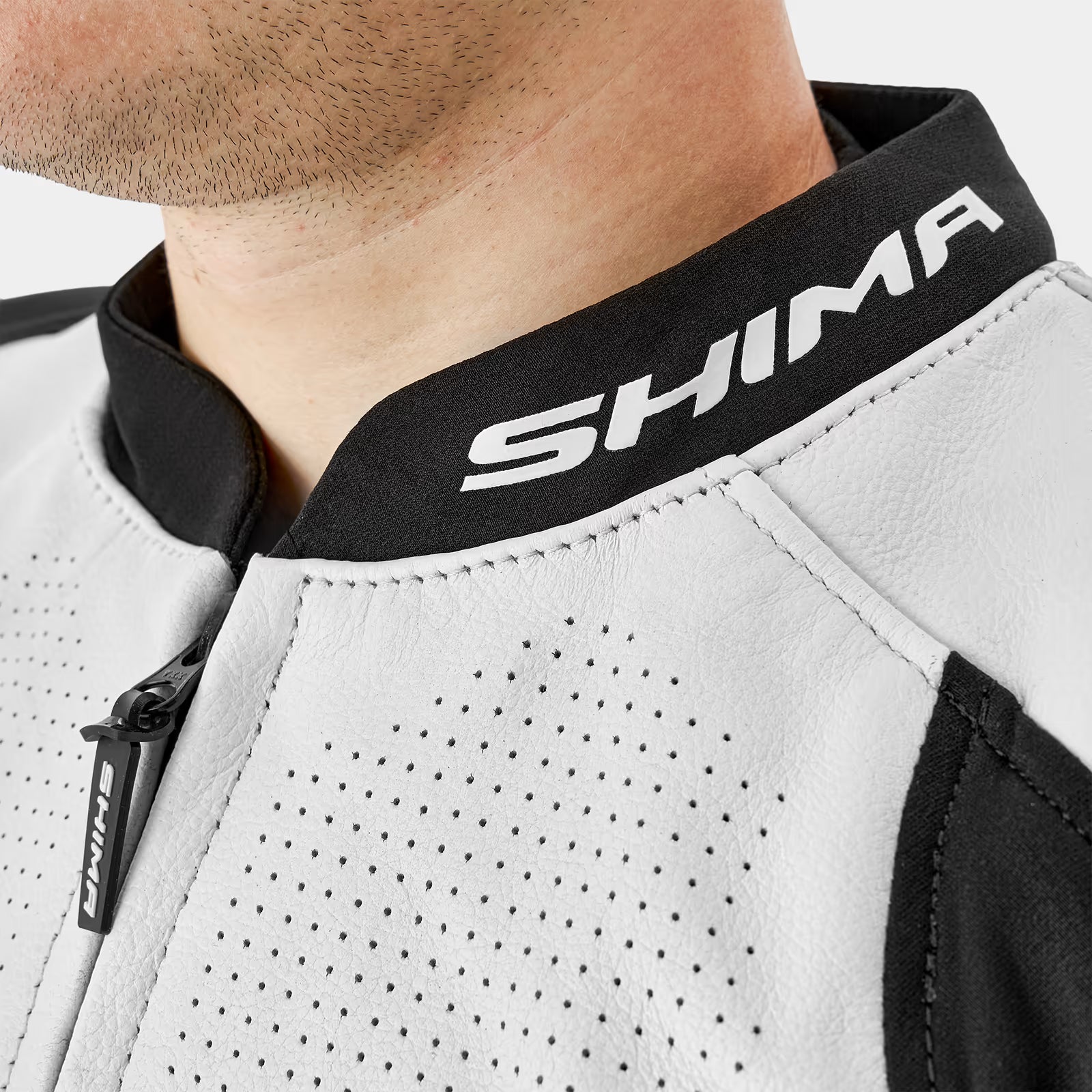 SHIMA BANDIT 2.0 MEN MOTORCYCLE LEATHER JACKET RED
