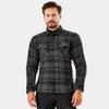 SHIMA RENEGADE 2.0 MEN MOTORCYCLE CHECKED SHIRT BLACK