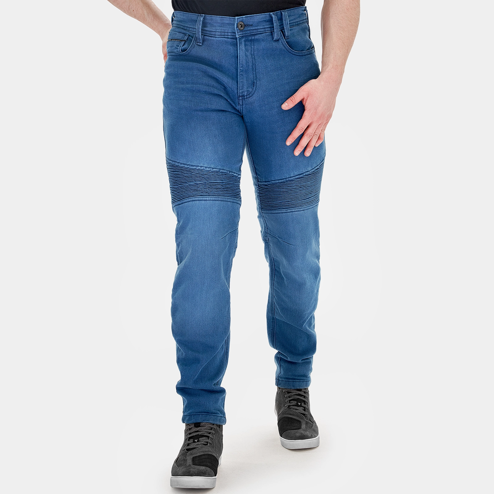 SHIMA ZENITH Men Motorcycle Touring Jeans Blue