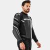 SHIMA BANDIT 2.0 MEN'S MOTORCYCLE LEATHER JACKET BLACK WHITE
