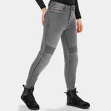 SHIMA ZENITH LADY MOTORCYCLE RIDING JEANS GREY (maximo moto uk)