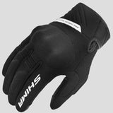 SHIMA SONIC MOTORCYCLE LEATHER GLOVES BLACK WHITE