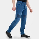 SHIMA ZENITH Men Motorcycle Touring Jeans Blue
