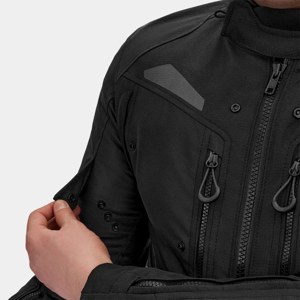 SHIMA DUNE MOTORCYCLE TEXTILE JACKET BLACK