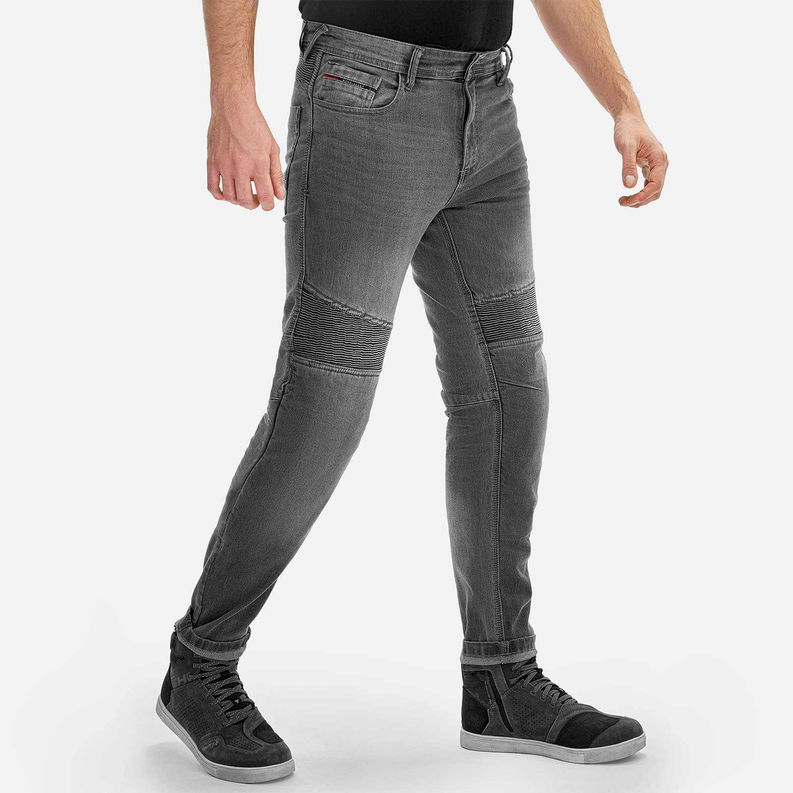 SHIMA ZENITH Men Touring Motorcycle Jeans Grey