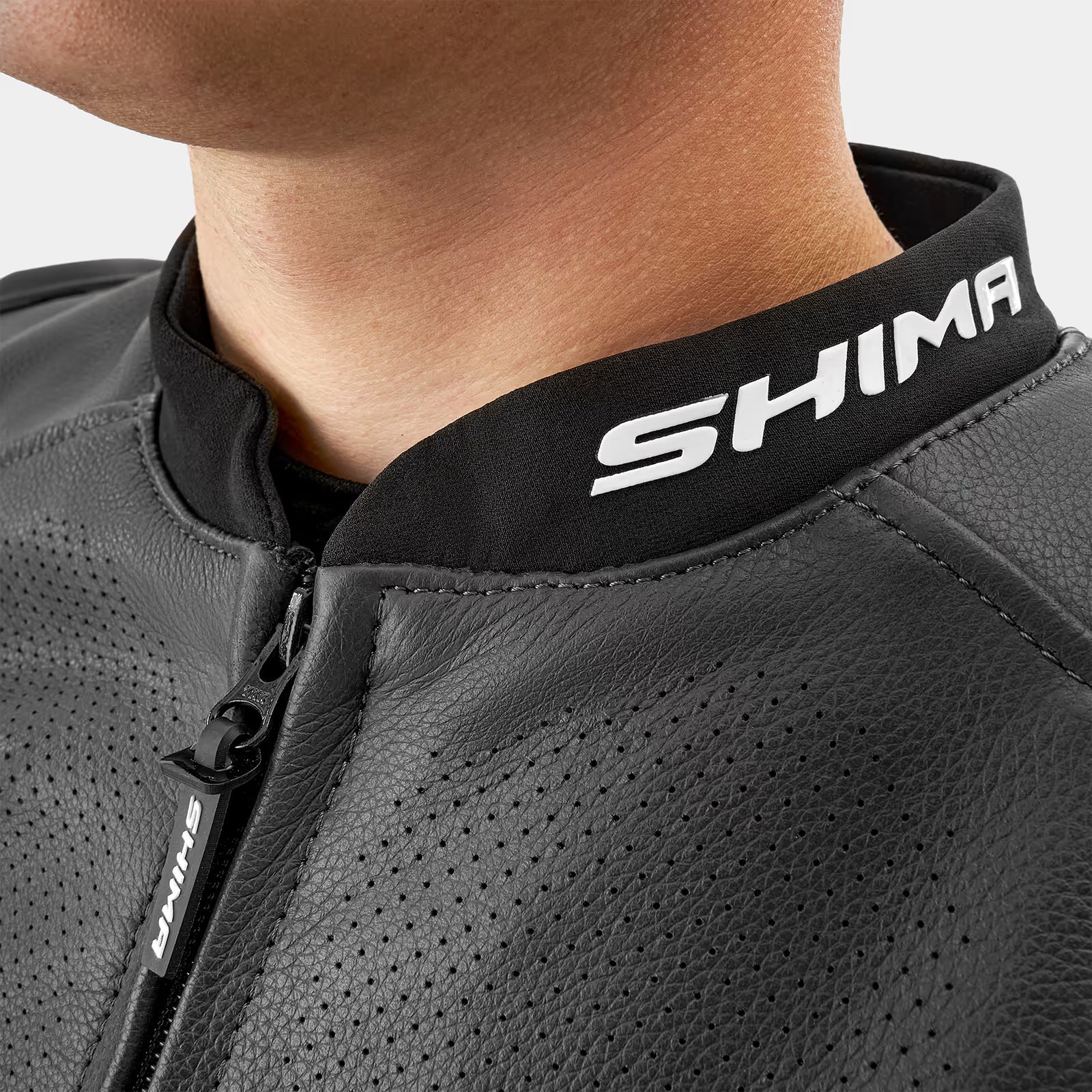 SHIMA BANDIT 2.0 MEN MOTORCYCLE LEATHER JACKET FLUO