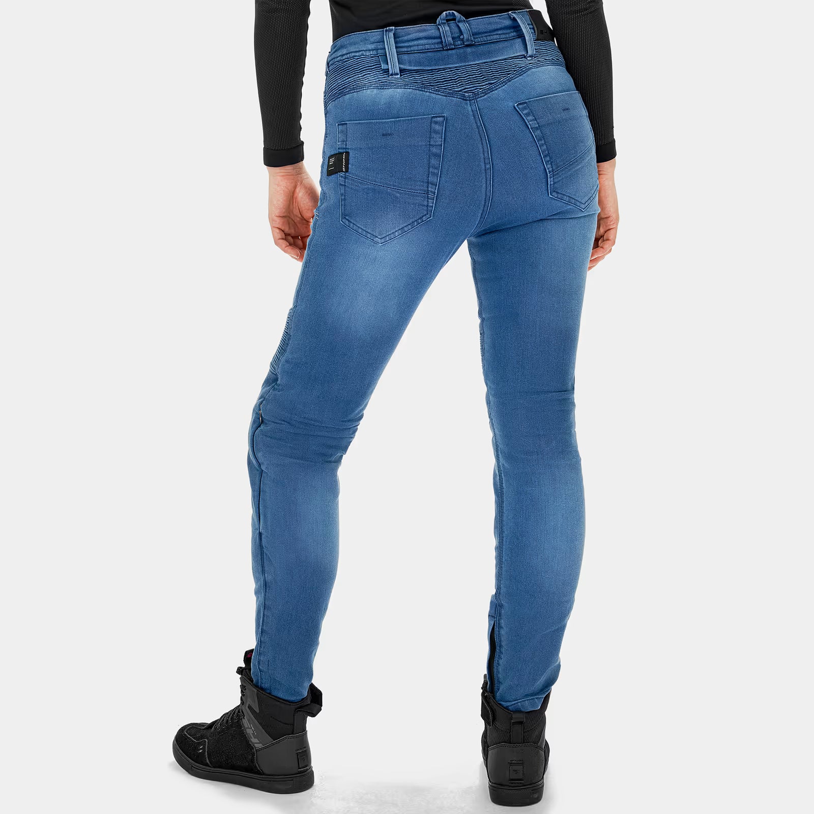 SHIMA ZENITH LADY MOTORCYCLE RIDING JEANS BLUE