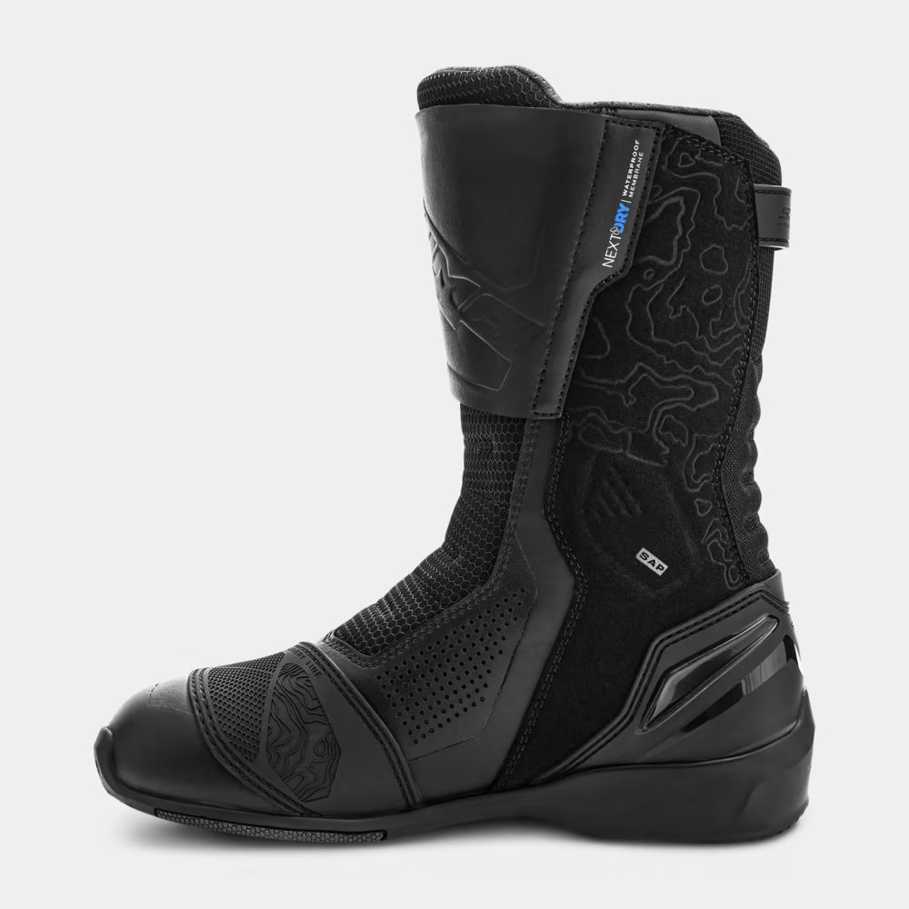 SHIMA TENEX WATERPROOF MEN MOTORCYCLE BOOTS BLACK