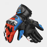 SHIMA RS-3 MEN MOTORCYCLE GLOVES BLACK BLUE RED