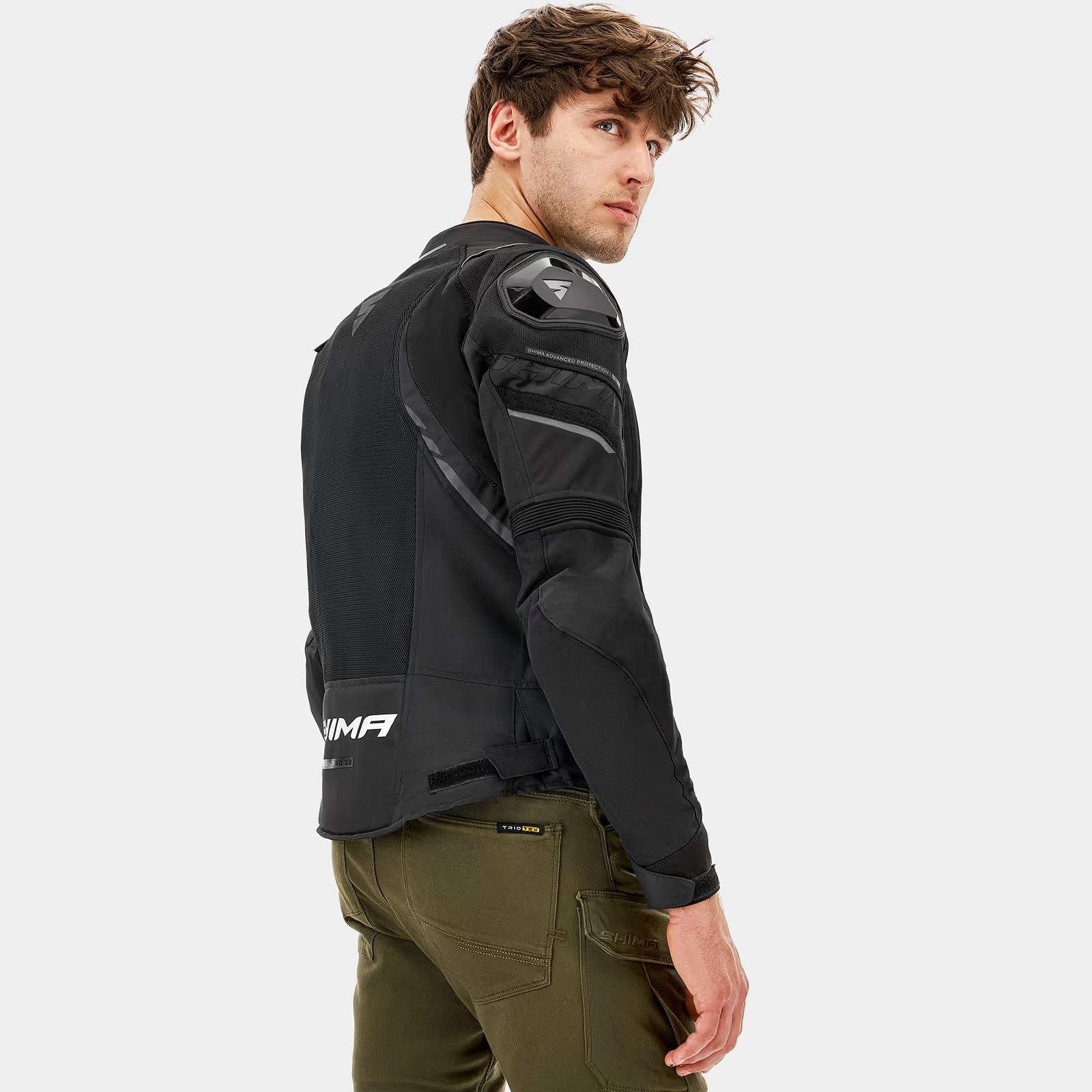 SHIMA MESH PRO 2.0 MEN MOTORCYCLE JACKET BLACK