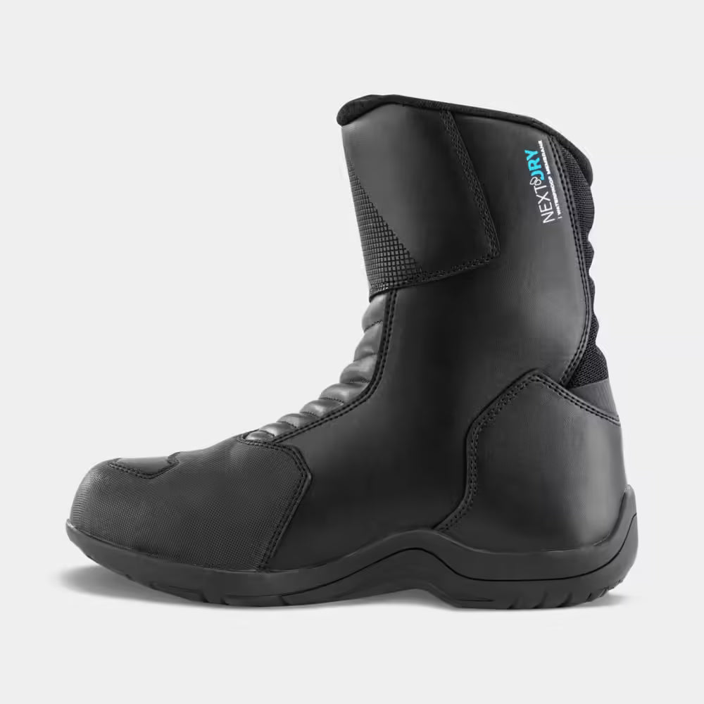 SHIMA FUSION WP MEN MOTORCYCLE TOURING BOOTS BLACK