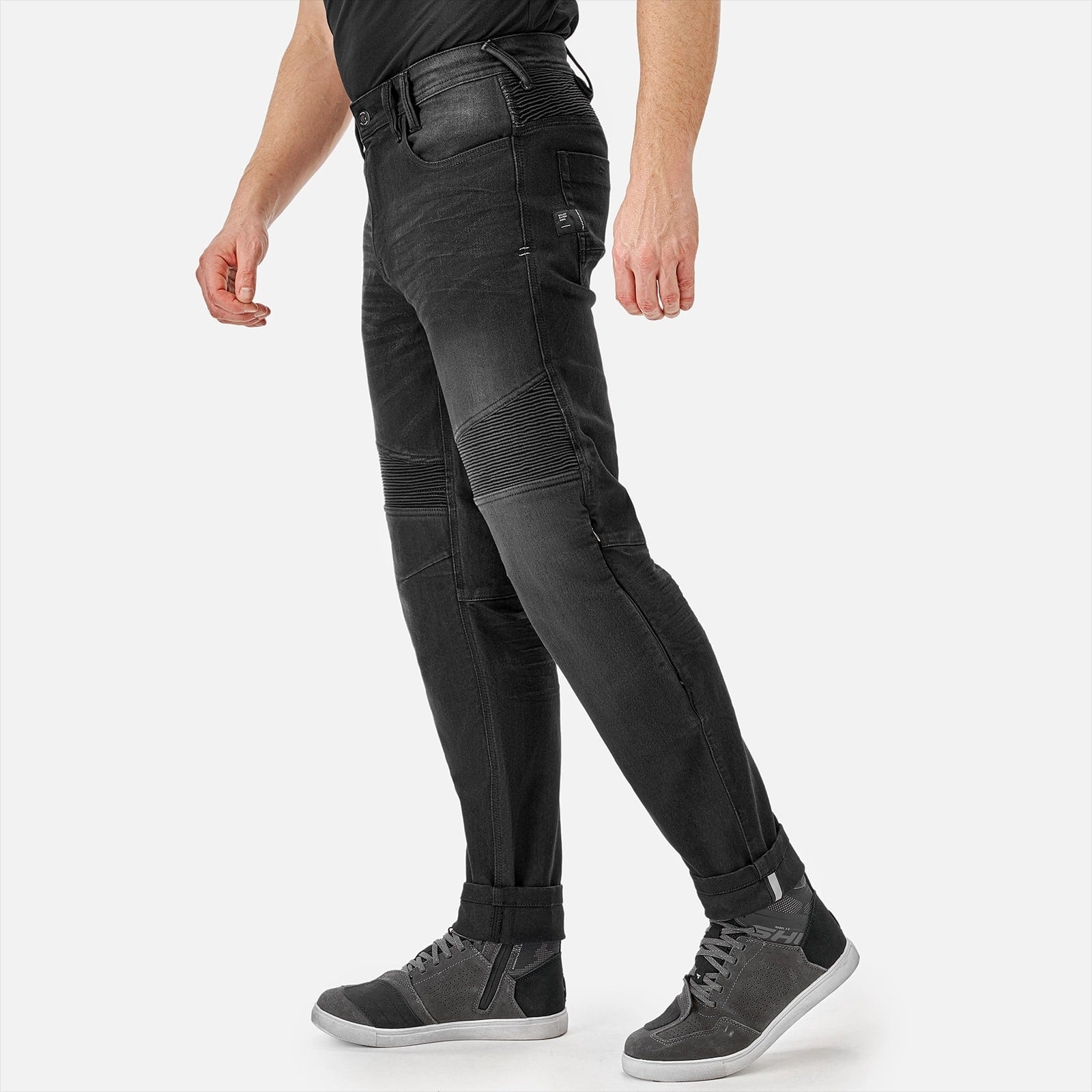 SHIMA ZENITH Men's Urban Motorcycle Jeans Black maximo moto uk